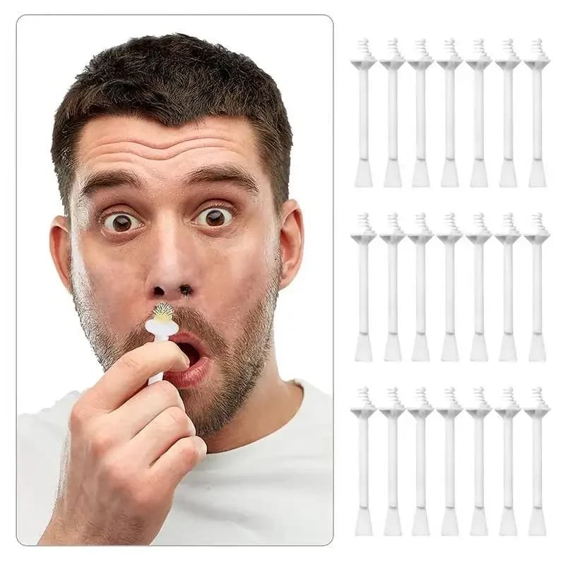 عصي شمع الأنف 100/60/40/10 قطعة أدوات إزالة شعر الأنف بلا ألم إكسسوارات شمع آمنة من شمع العسل - 4