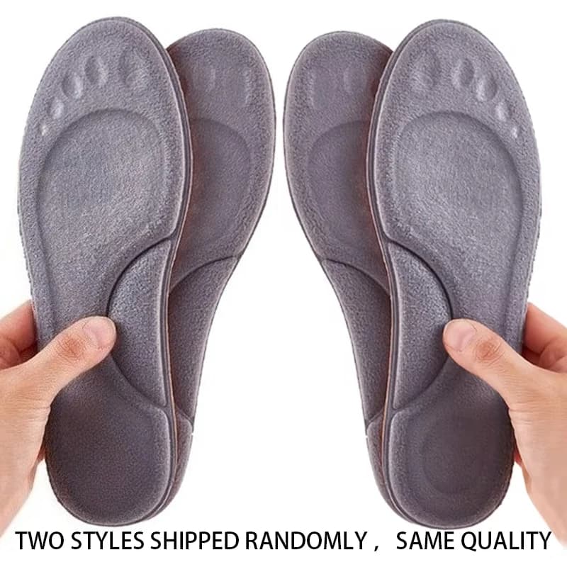 4D تدليك الدافئة كومة الأحذية النعال سوبر لينة اللاتكس نعل رياضي للأقدام تشغيل سلة الحذاء وحيد قوس دعم العظام - 6