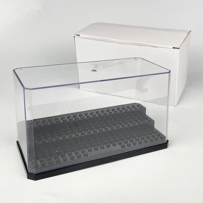 Display Box Container Dustproof Transparent Cover Accessory Base Set City DIY Model Building Blocks Bricks Toy For Children Gift - 6