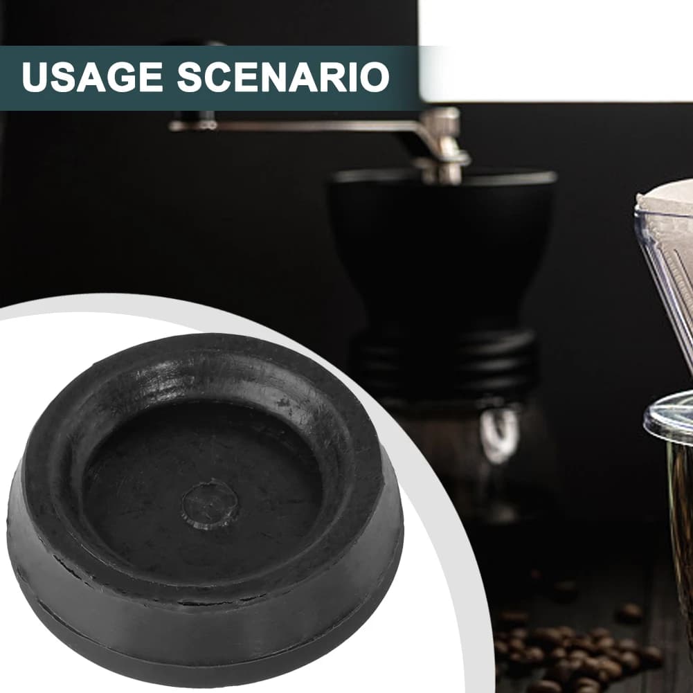 غطاء مكبس محكم من السيليكون متين لمكبس القهوة Aeropress، أداة مطاطية للمنزل والمكتب بقياس 2.3x0.5 إنش - 4