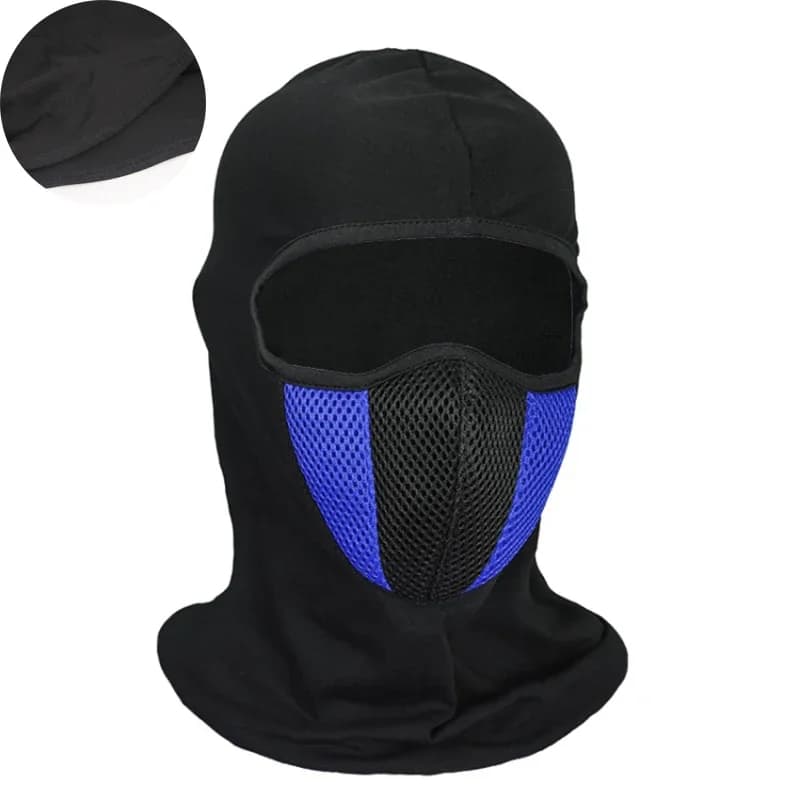 Breathable Balaclava Motorcycle Full Face Masks Skullies Cap Hat Motocross Motorbike Helmet Moto Riding Neck Face Hood Moto Mask - 4