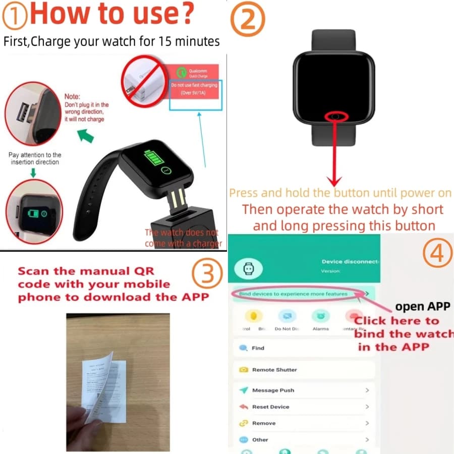 متعددة الوظائف ساعة ذكية الرجال النساء بلوتوث متصل الهاتف مشغل موسيقى اللياقة البدنية الرياضة سوار مراقبة النوم D13 Smartwatch - 2