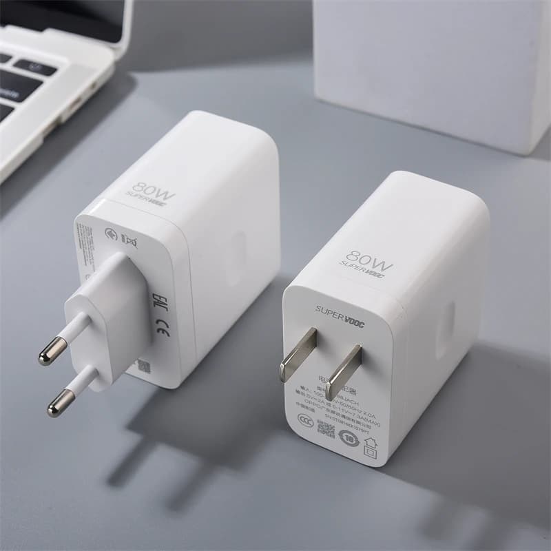 80W Realme SuperVooc Charger EU/US Fast Charging Adapter Type C Cable For Real Me 15 14 13 P4 P3 P2 Narzo80 Pro Neo 7 6 Se OPPO - 2