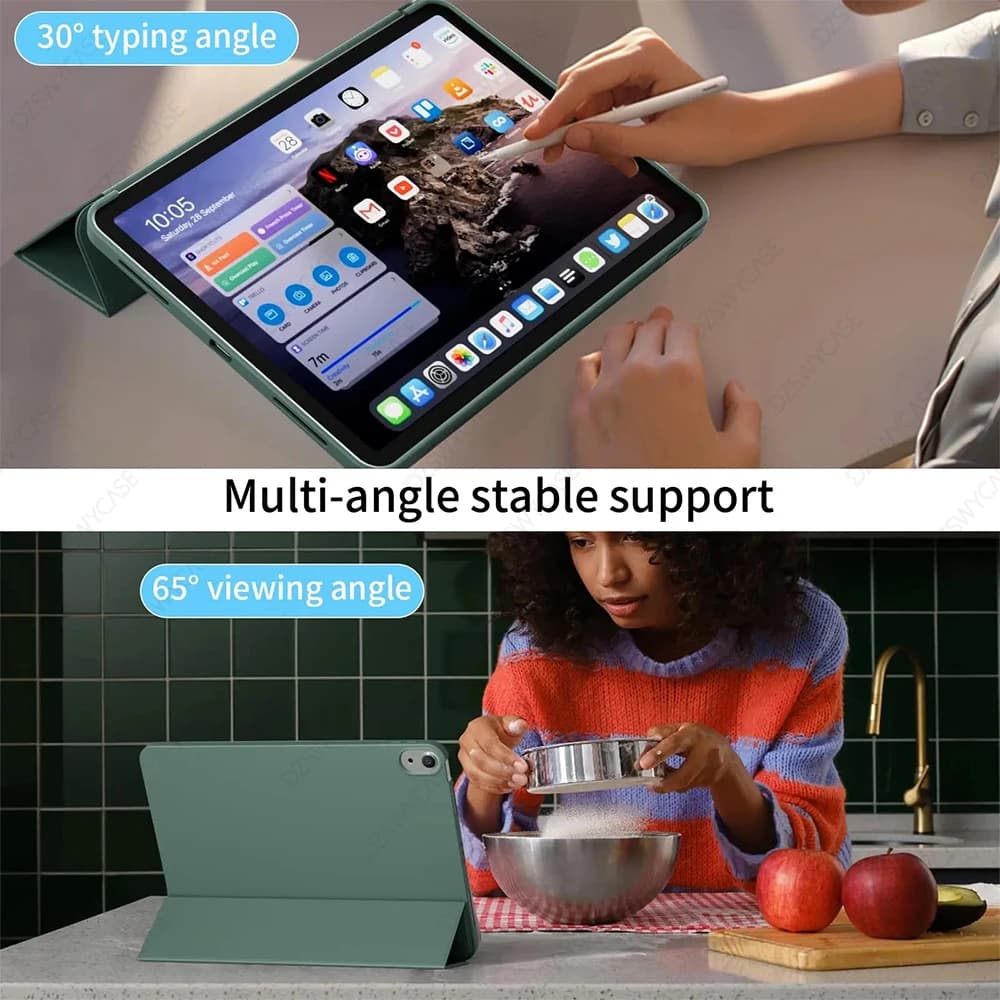 Silicone Case For iPad 10th 10.9 A16 11, Air 10.9 11 M2 M3 M4, 10.2 7/8/9th 9.7 5/6th, Pro 11 M4 M5 Protective Cover - 4
