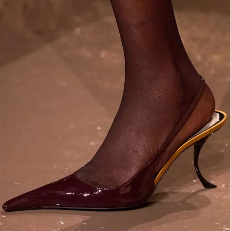 New Fashion Pointed High-heel 10.5 cm Women's Sandals Summer Women Shoes Sandalias De Mujer Shoes for Women Size 34-43 - 4