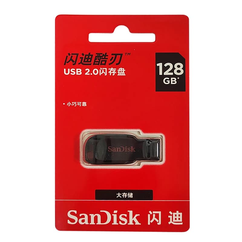 100% Original SanDisk 64GB USB Flash Drive 32GB USB Disk 16GB USB2.0 Mini Pen Drive Pendrive Memory Stick U Disk for computer