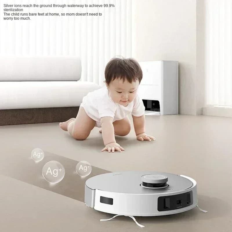 Ecovacs DEEBOT T20 PRO PLUS Robot Vacuum 6000Pa 55℃ Hot Water Mop 5200mAh X1 OMNI Upgrade Robots De Limpieza Comerciales - 4