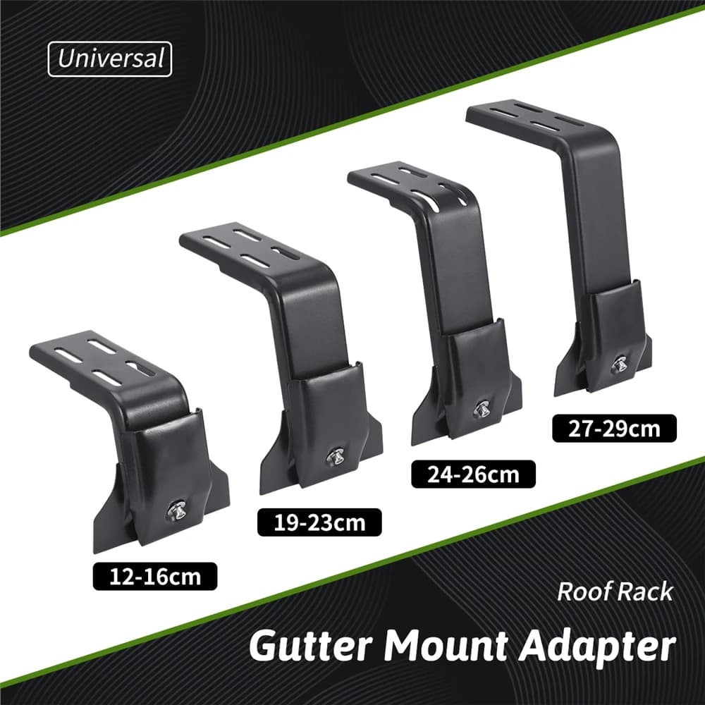 1Pc Universal Roof Rack Gutter Mount Adapter Car Roof Mount Bracket Auto Accessories - 3