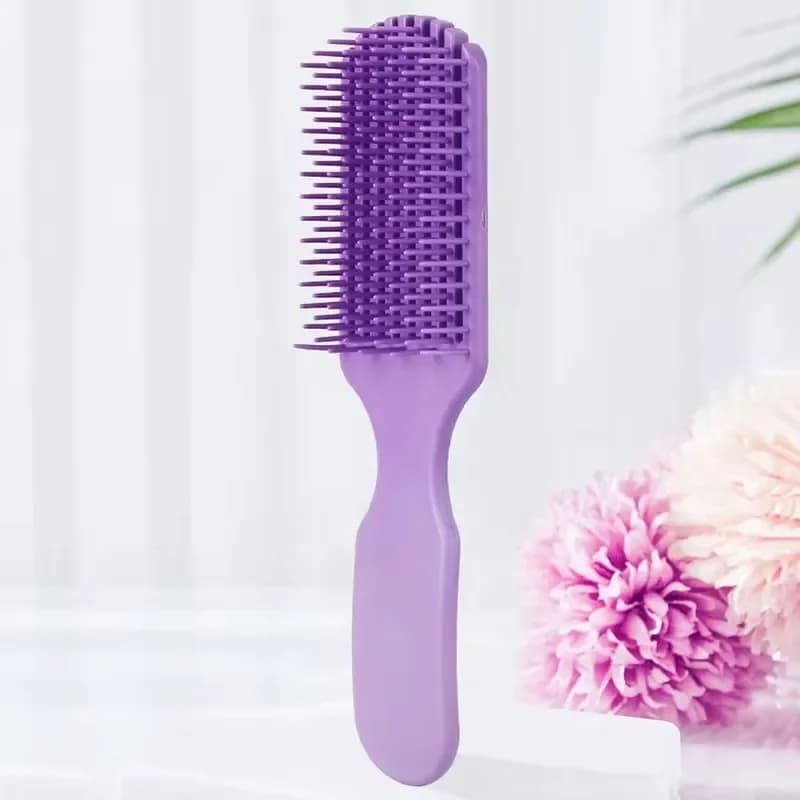 1pcs Hair Styling 9-claw Comb Scalp Massage Hairbrush for Hair Soft Detangler Straight Curly Wet Hair Comb Hairdressing Tools