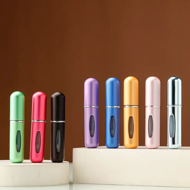 5ml 8ml Portable Mini Refillable Perfume Bottle With Spray Scent Pump Empty Cosmetic Containers Atomizer Bottle For Travel Tool - 2