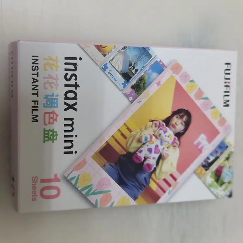 10-100Sheets Fujifilm Instax Mini 12 Films 3 Inch Flower Color Palette Film Instant Camera Mini Evo 7+ 40 SE Link 3 Instax Film - 5