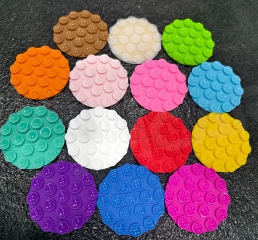 المحمولة كوب شفط من السيليكون لاصق خلفي لاسلكي قوة البنك سيارة المضادة للانزلاق العالمي الهاتف المحمول حامل على الوجهين - 6