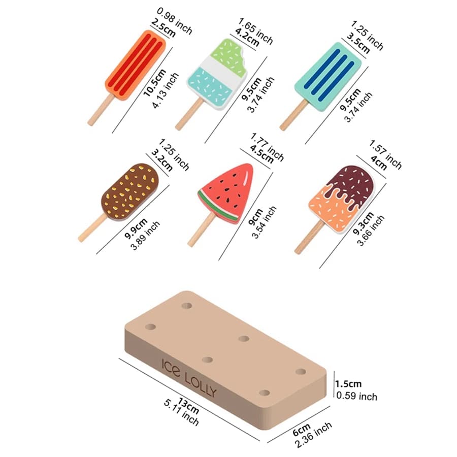 Children Play House Ice Cream Toys For Girls Boys Cutting Fruit Kitchen DIY Pretend Play Educational Toy - 5