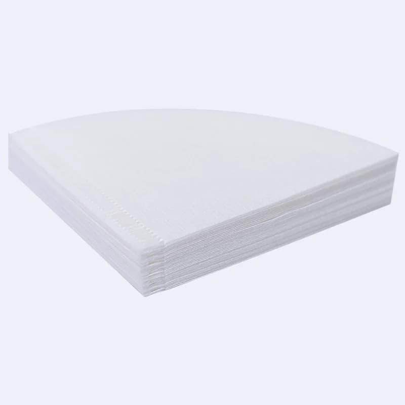 YRP 60 V ورق مرشح القهوة قابل للتصرف مرشحات القهوة مخروط طبيعي على شكل V مرشح غير مبيض ل v&60 قطارة القهوة - 4