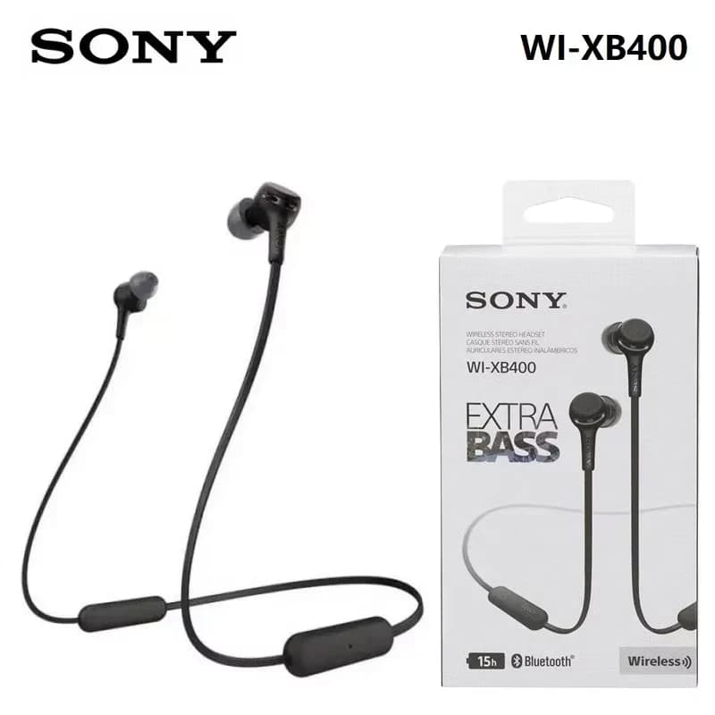 Sony WI-XB400 Powerful Bass Neck Hanging Bluetooth Earphones Deep Bass Wireless Stereo Call Clear and Long lasting Battery Life - 6