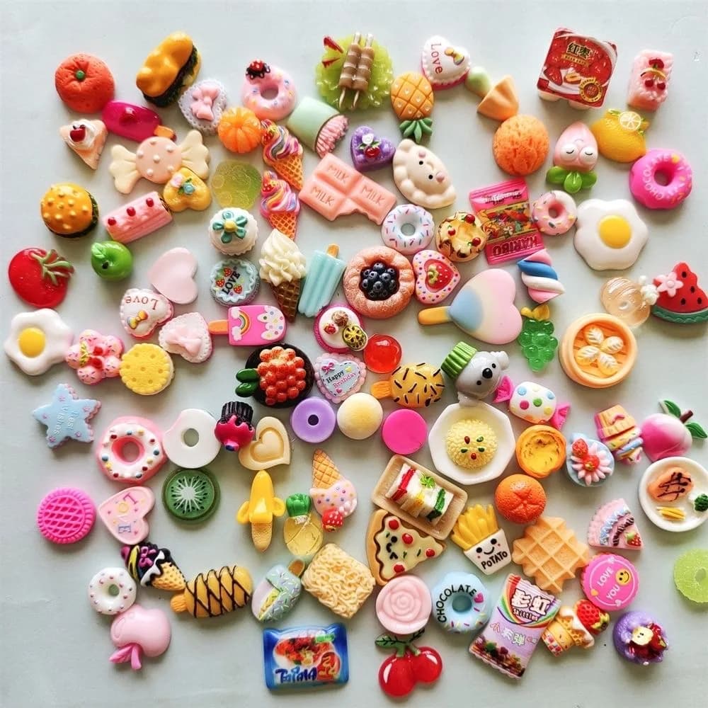 5/30/60pcs Mini Simulation Supermarket Snack Blind Bag Cute Children's Party Kitchen Accessories Blind Box Toys Randomly Sent - 4