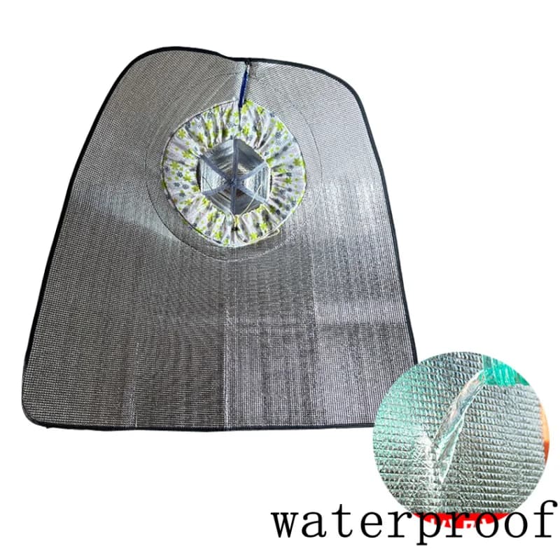 كيب بغطاء واقي من الشمس والمطر - قبعة تنفسية للحماية من الأشعة فوق البنفسجية للزراعة/البستنة - قبعة واسعة الحواف مع غطاء للرقبة - 4