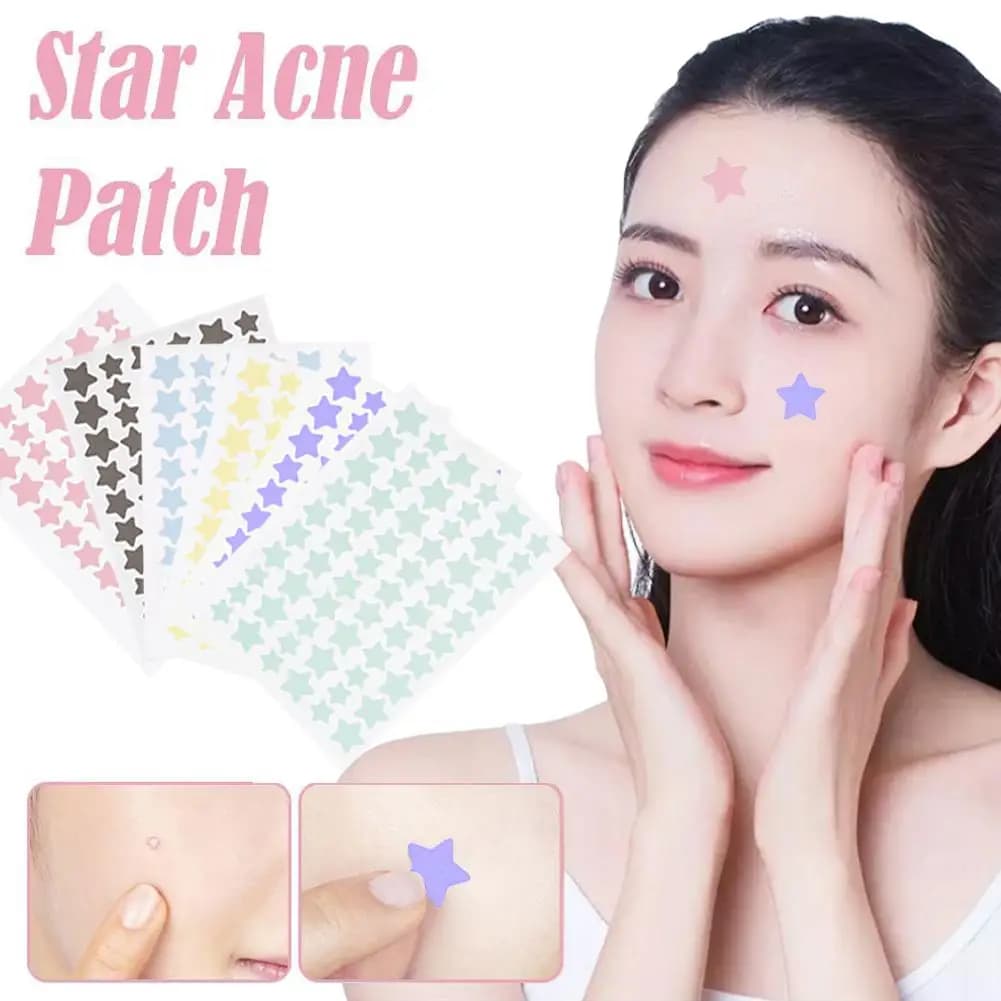 60 ملصق ملون لعلاج حب الشباب غير مرئية إزالة العيوب ملصقات العناية بالبشرة إصلاح حب الشباب غير مرئي علاج الوجه العناية بالبشرة - 2