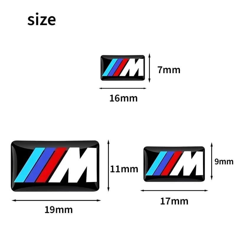 ملصقات عجلة قيادة لسيارات BMW M Performance، متوافقة مع عدة موديلات - 2