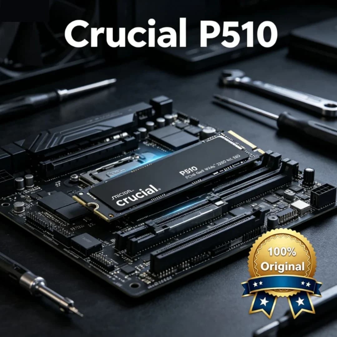 قرص صلب داخلي فاخر Crucial P510، PCIe 5.0 Gen5 NVMe M.2 2280 SSD، 1TB/2TB، لأجهزة الكمبيوتر المحمولة والمكتبية وألعاب الكمبيوتر