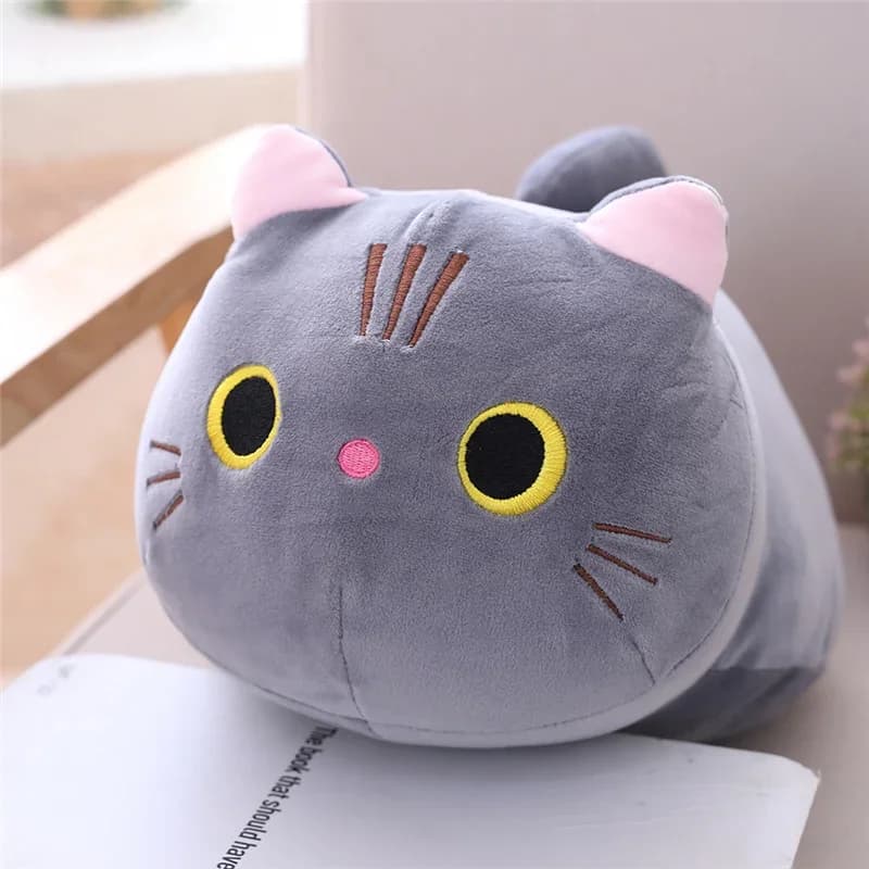 20cm Cute Soft Cat Plush Pillow Sofa Cushion Kawaii Plush Toy Stuffed Cartoon Animal Doll Lovely Gift - 6