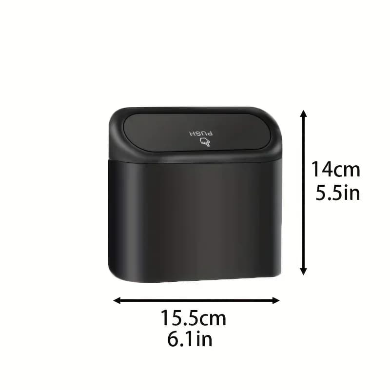 Car Trash Can (with Lid) Contains 60 (300) Garbage Bags, Small Car Trash Can, Leak-proof Mini Car Accessories - 6