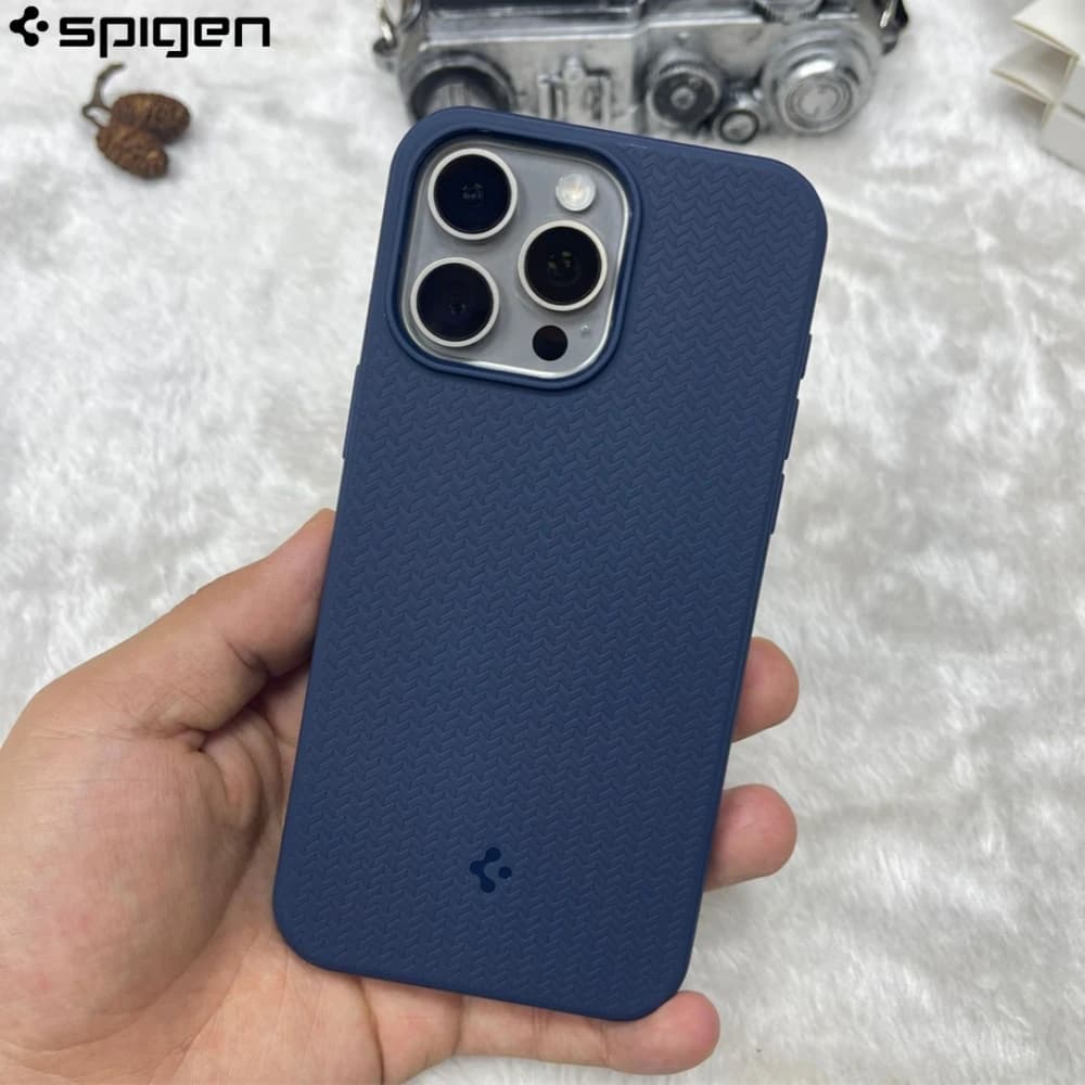 Spigen TPU Matte Magnetic Soft Case For iPhone 17 Pro Max 16 Plus 15 14 13 12 11 Pro Max Air For Magsafe Wireless Charging Cover - 3