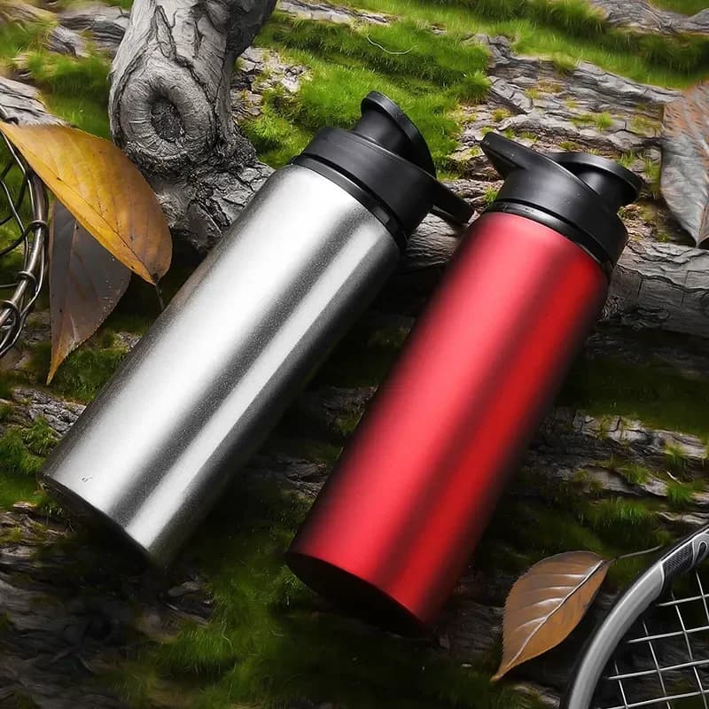 Metal Portable Water Bottle Leakproof Reusable Outdoor Sports Cup for Cycling Hiking Gym Halloween Gift Christmas Gift Travel - 5