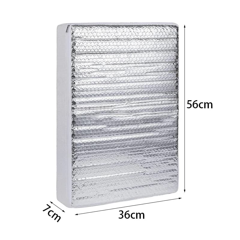 عازل فتحة سقف RV عاكس أشعة UV فيلم ألمنيوم عازل عاكس مظلة شمسية إكسسوارات سيارات مقاومة للماء للتخييم - 6