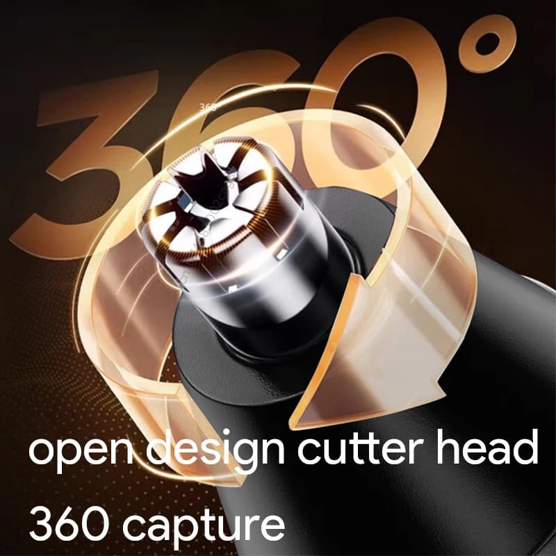 ماكينة تشذيب شعر الأنف والأذن، احترافية وآمنة، مناسبة للسفر والعمل - 3