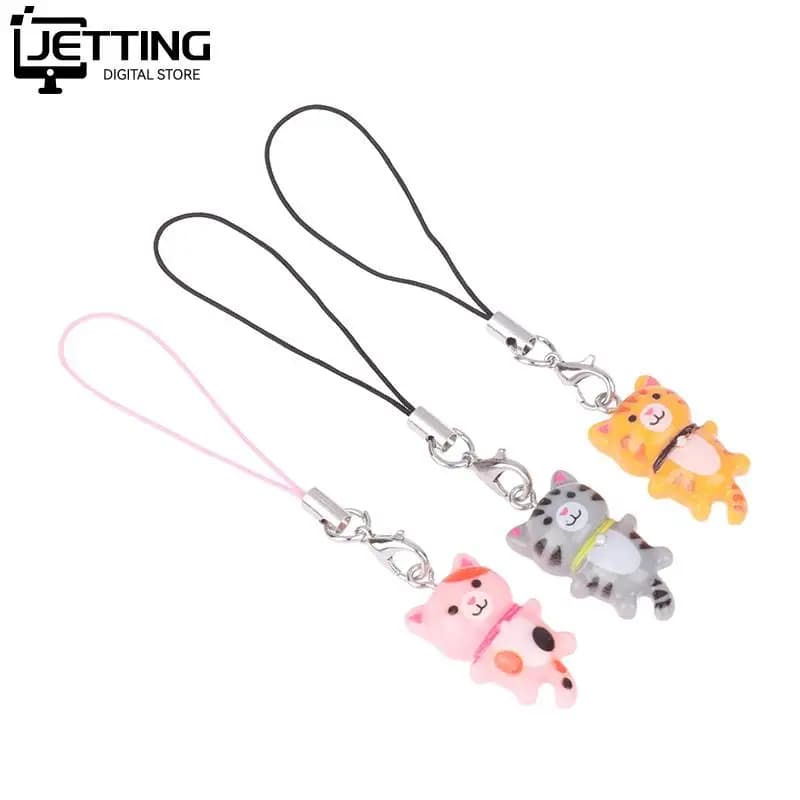 اليدوية Kawaii القط القلب المفاتيح للنساء ، حلية الهاتف ، حزام ، الحبل ، حقيبة ، ظهره ، زخرفة ، حامل مفاتيح السيارة ، المجوهرات ، Y2K - 4