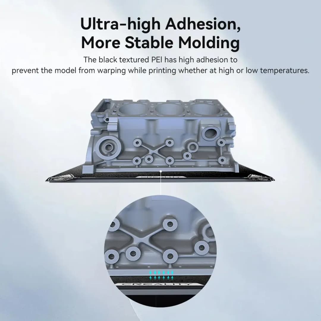 Official Creality K1C Build Plate PEI Sheet ,Flexible Removable Spring Steel Platform for Ender 3S1/3S1 Pro/3V2 Neo/3V3 SE/KE K1 - 6