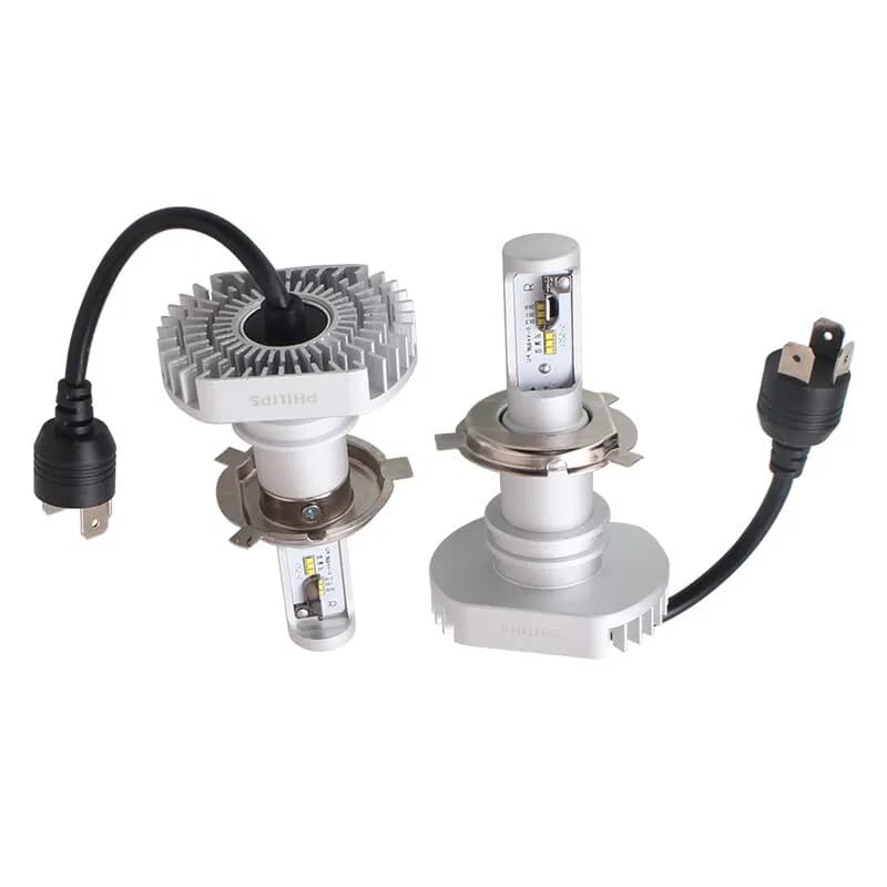 Philips LED H4 Ultinon LED 6000K Cool White Headlight +160% Bright Car Light Compact Design, Pair - 4