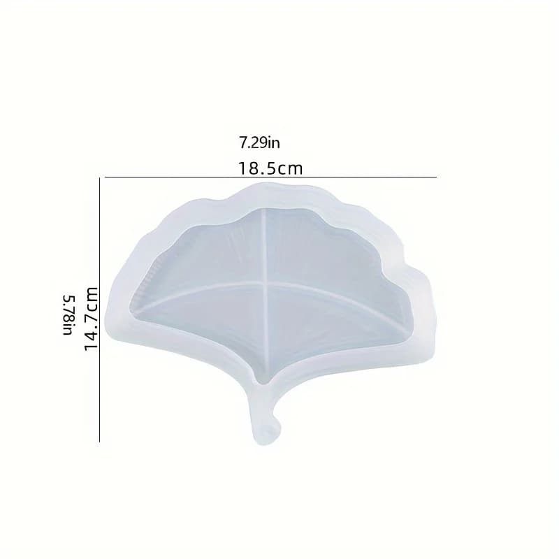 1pc Concrete Ginkgo Leaf Tray Silicone Mold Handmade Maple Leaves Shape Jewelry Storage Tray Dish Tray Molds - 6