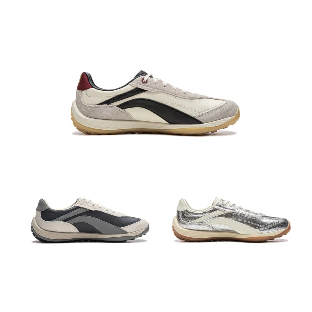 أحذية Li-Ning FLOW نمط حياة للجنسين وسادة ارتداد رترو أحذية ذات نعل رقيق عصرية LiNing أحذية سنيكرز كلاسيكية عارضة AGCW002 - 2