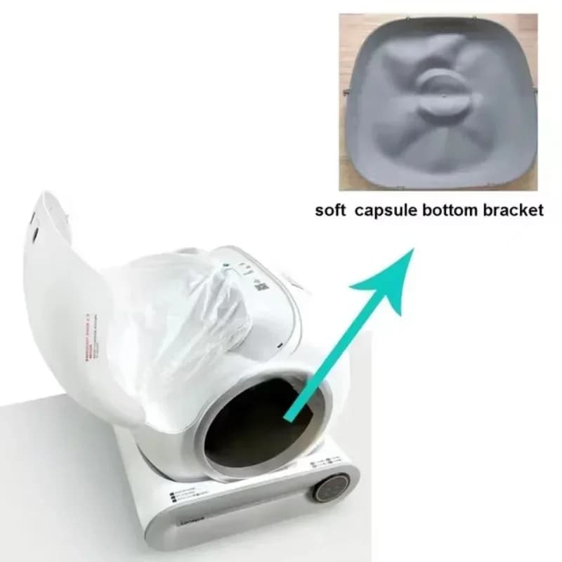 Use for TONEPIE Automatic Cat Litter Box Accessories Bin Door Bottom Capsule Ventilation Screen Filter Mesh Trash Bag LitterTray - 3