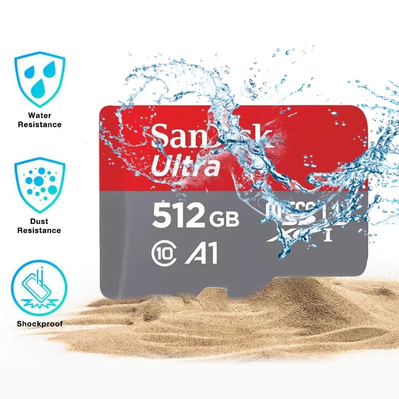 Sandisk Micro tf 32GB 64GB 128GB 256GB  High Speed C10 Micro tf SD Card SD/TF Flash Card Memory Card miniSD for Phone - 5