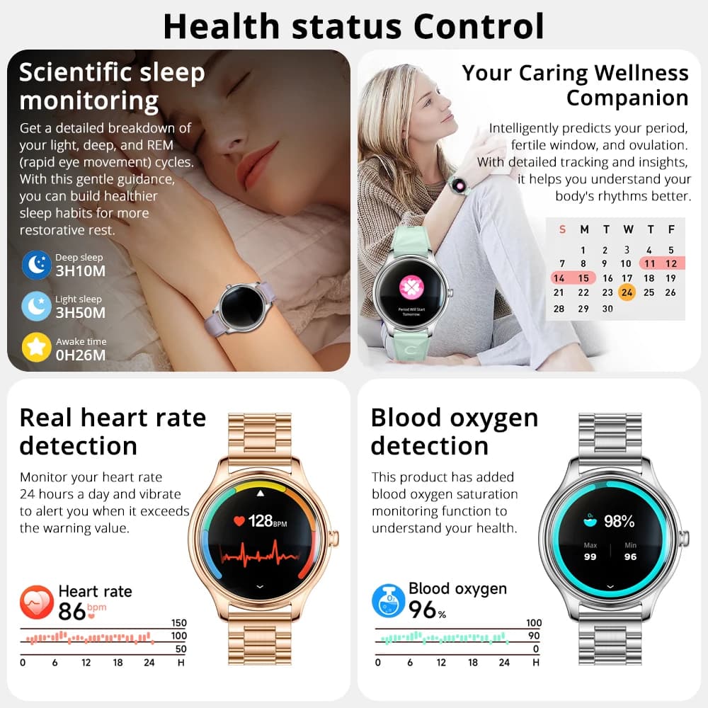 New COLMI L28 Air Ultra-thin Smartwatch 1.32 inch AMOLED Display, Women's Health Management, Exquisite Smart Watch For iOS Phone - 3