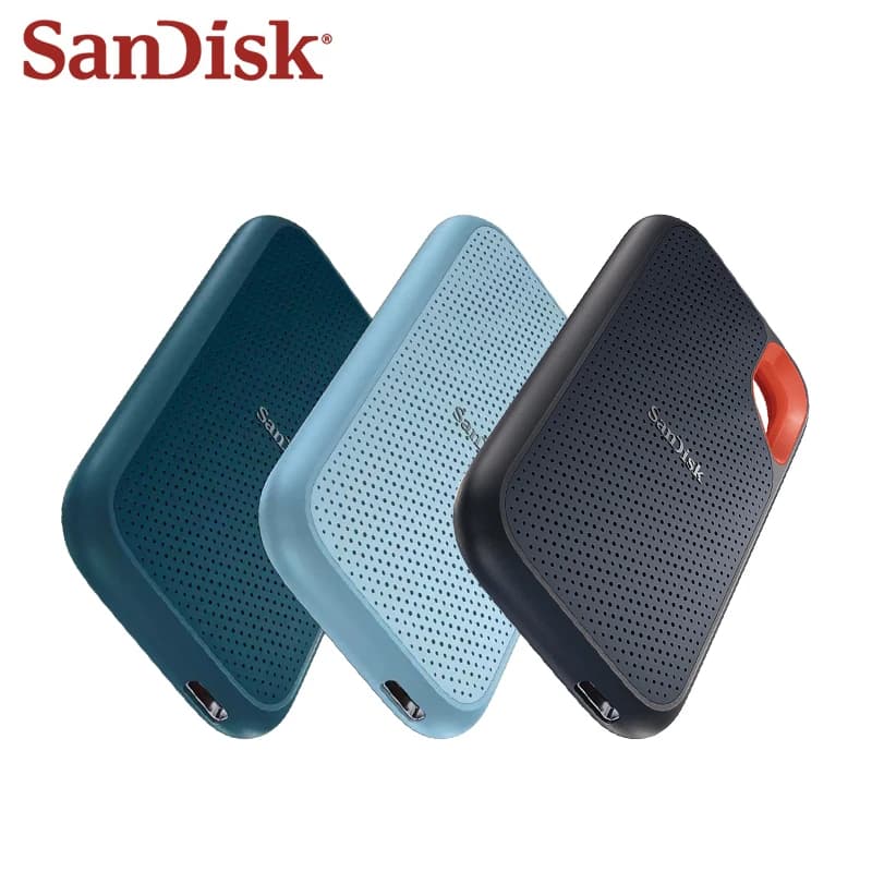سان ديسك E61 محرك أقراص خارجي USB3.2 Gen محمول نقل عالي السرعة 500 جيجابايت 1 تيرابايت 2 تيرابايت 4 تيرابايت جهاز تخزين للكمبيوتر