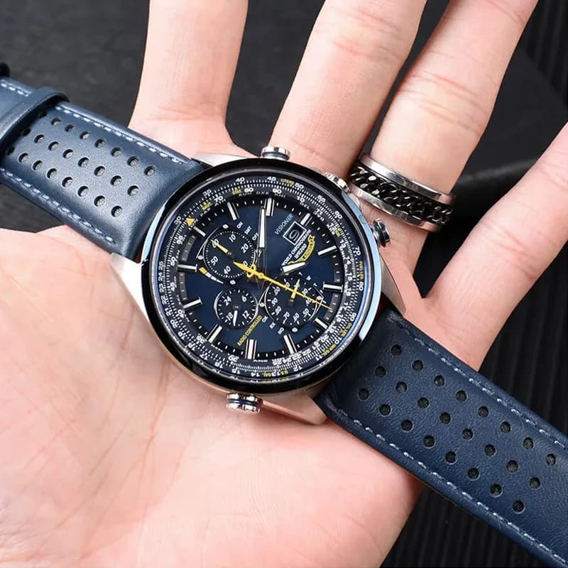 ساعة يد رجالية ميكانيكية يدوية التعبئة، مقاومة للماء حتى 30 متر، حزام ستانلس ستيل دائري، فاخرة ومتعددة الوظائف - 3