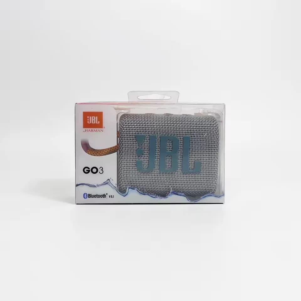 سماعة بلوتوث لاسلكية أصلية JBL GO 3 محمولة مقاومة للماء، سماعات خارجية للرياضة والباس والحفلات JBL GO3 - 3