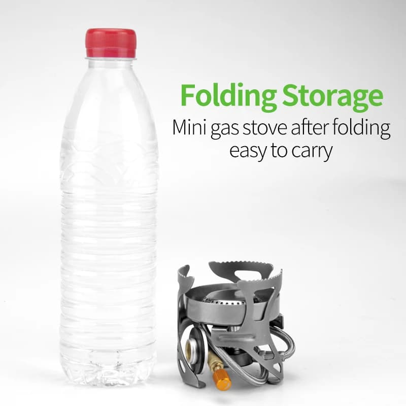 BRS-51 موقد غاز التخييم طوي موقد الطبخ في الهواء الطلق 3240 واط المحمولة البروبان البيوتان موقد غاز لصيد الأسماك الطبخ نزهة - 3