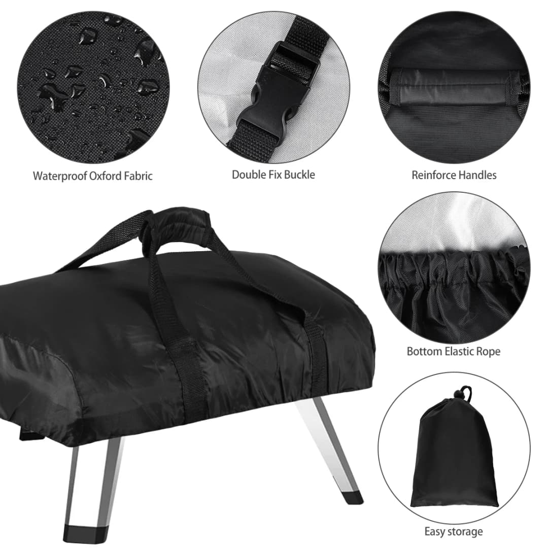 Pizza Oven Carry Cover Outdoor Oxford Cloth Waterproof Pizza Oven Cover Portable Pizza Oven Cover Outdoor Protective Pizza Oven - 4
