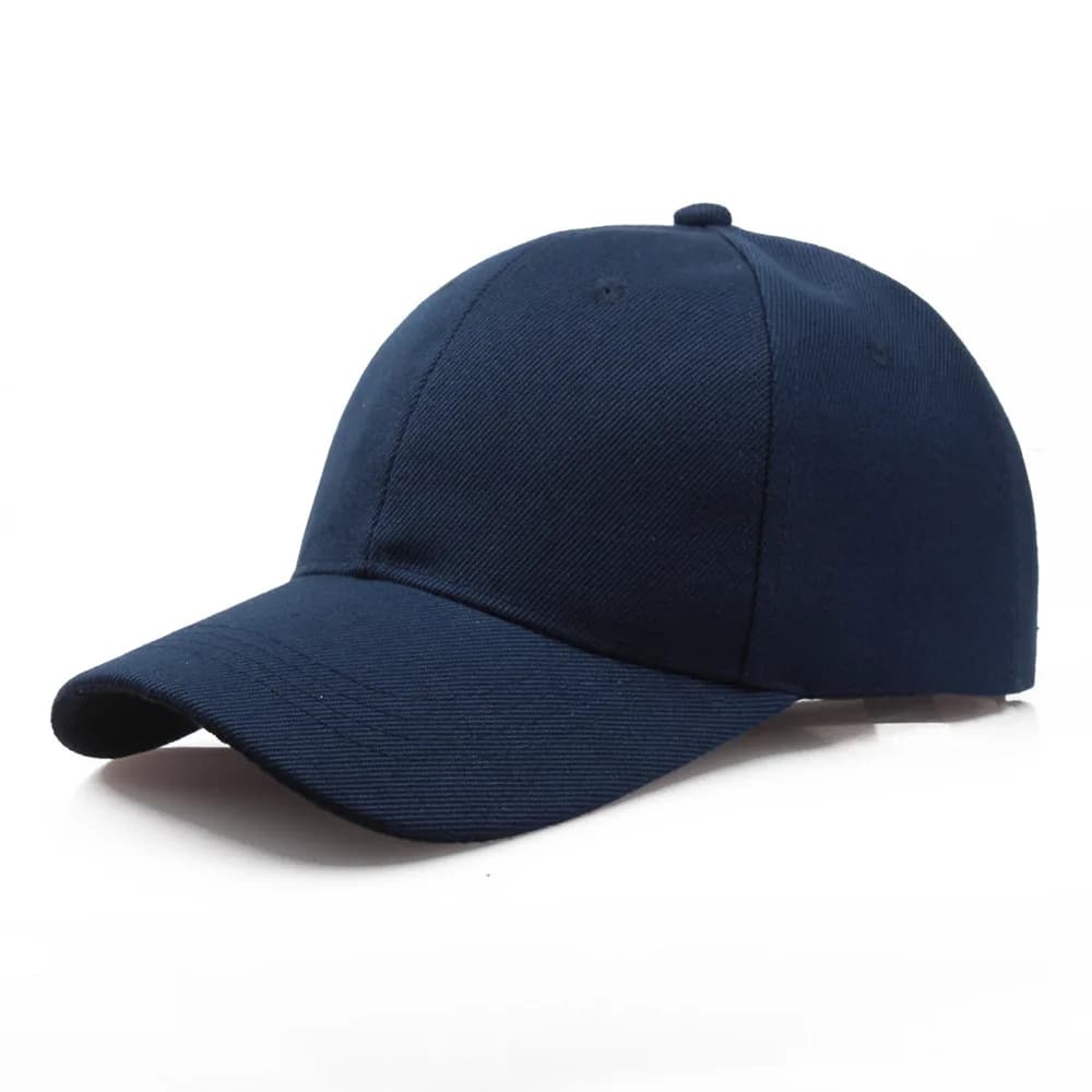 Black Cap Solid Color Baseball Cap Snapback Caps Casquette Hats Fitted Casual Gorras Hip Hop Dad Hats Men Women Unisex - 3