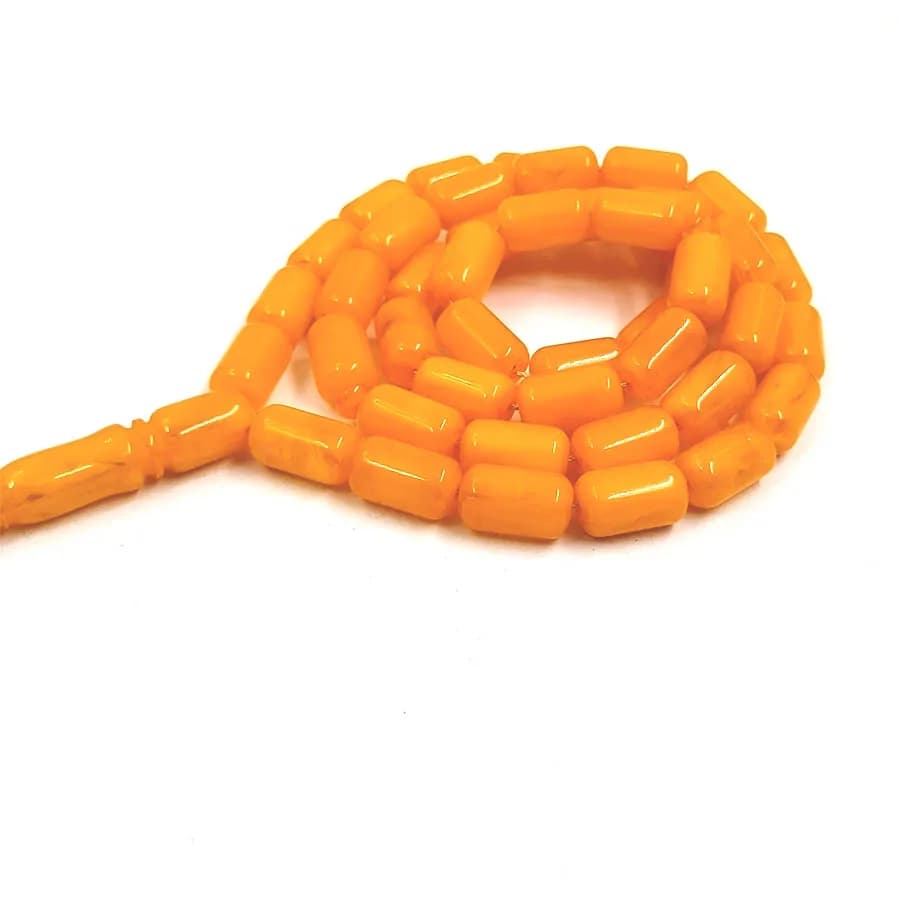 Tasbih Bakelat Yellow Resin misbaha bracelet ramadan eid gifts turkish jewelry Arabic accessories Eid Mubarak - 5
