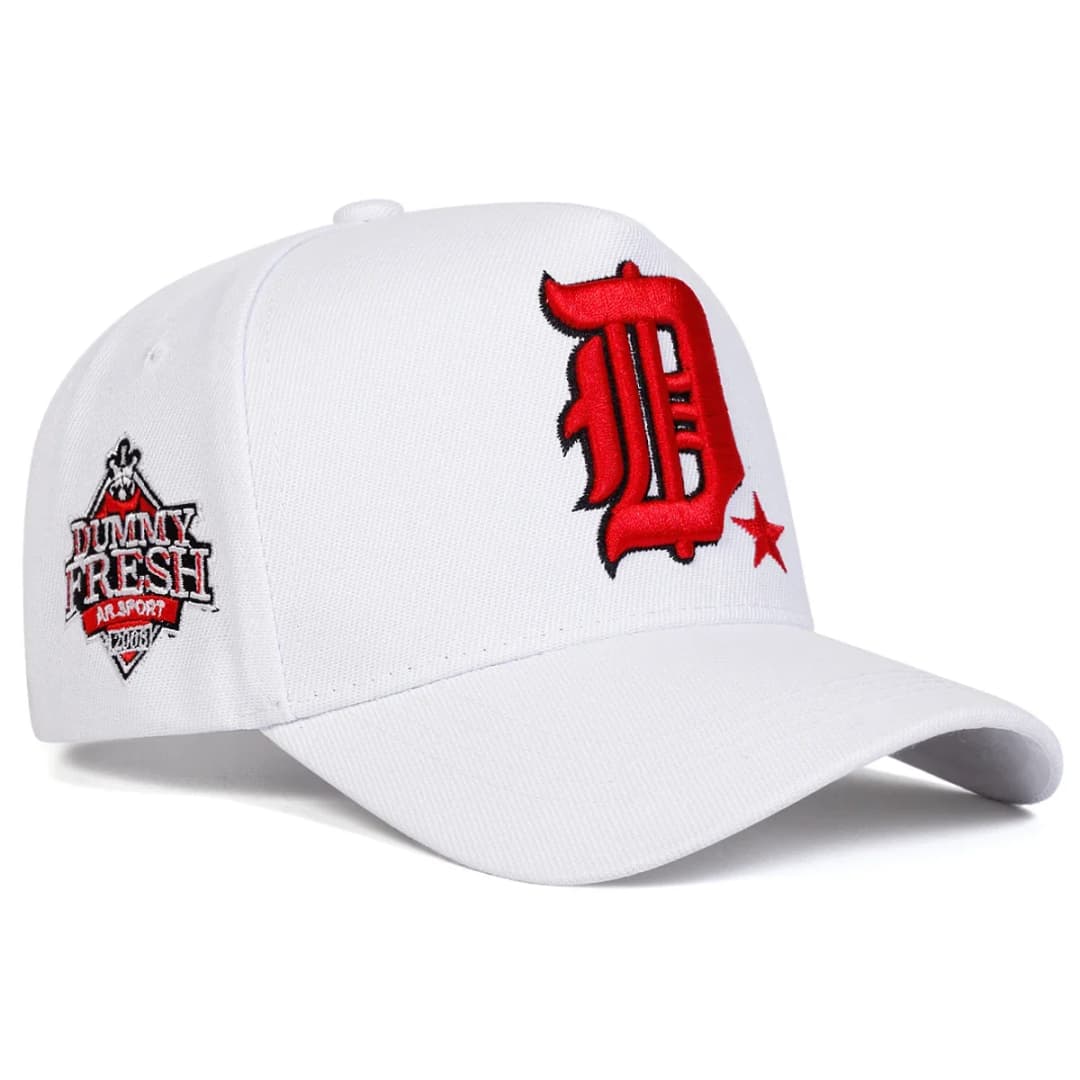 Unisex Gothic D Letter Embroidery Side DUMMY FRESH Baseball Caps Adjustable Casual Hats Spring and Autumn Outdoor Sunscreen Hat - 3
