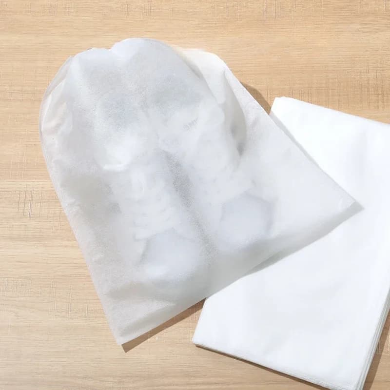 المحمولة الأحذية المنظم السفر حقيبة التخزين غير المنسوجة شفافة الرباط حقيبة البيئية الغبار أغطية الأحذية