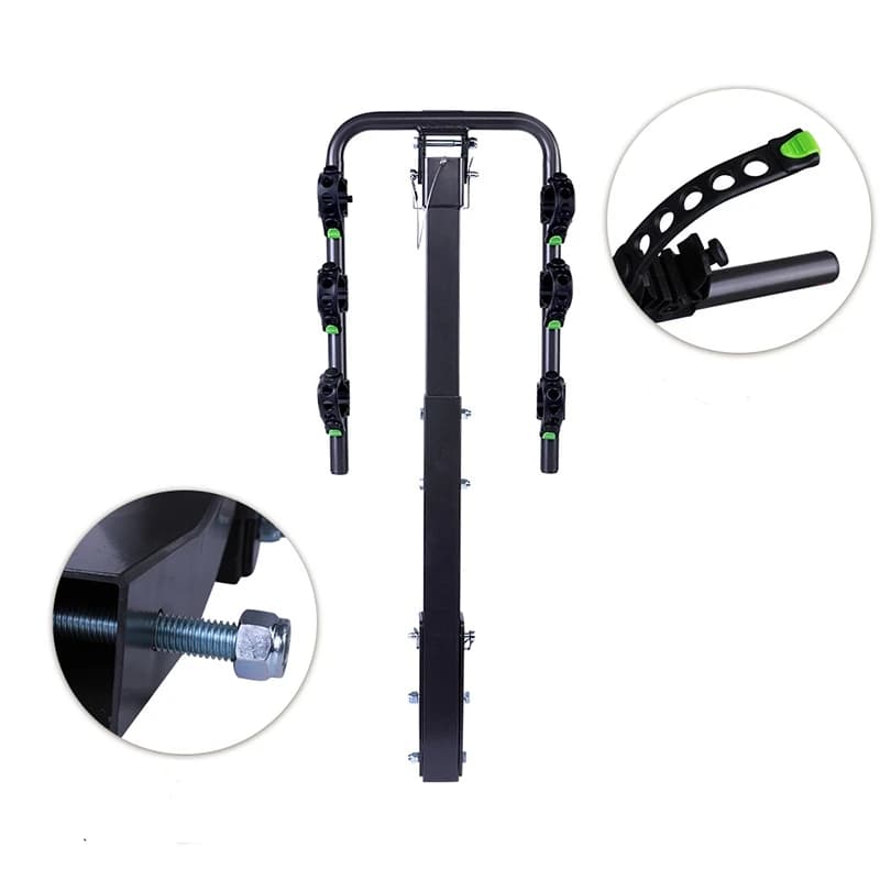 Bicycle Rack Locking 2-Inch Hitch Receiver For SUV Truck Bike Frame Foldable 4-Bike Carrier Easy Assembly Truck Car Accessories - 5