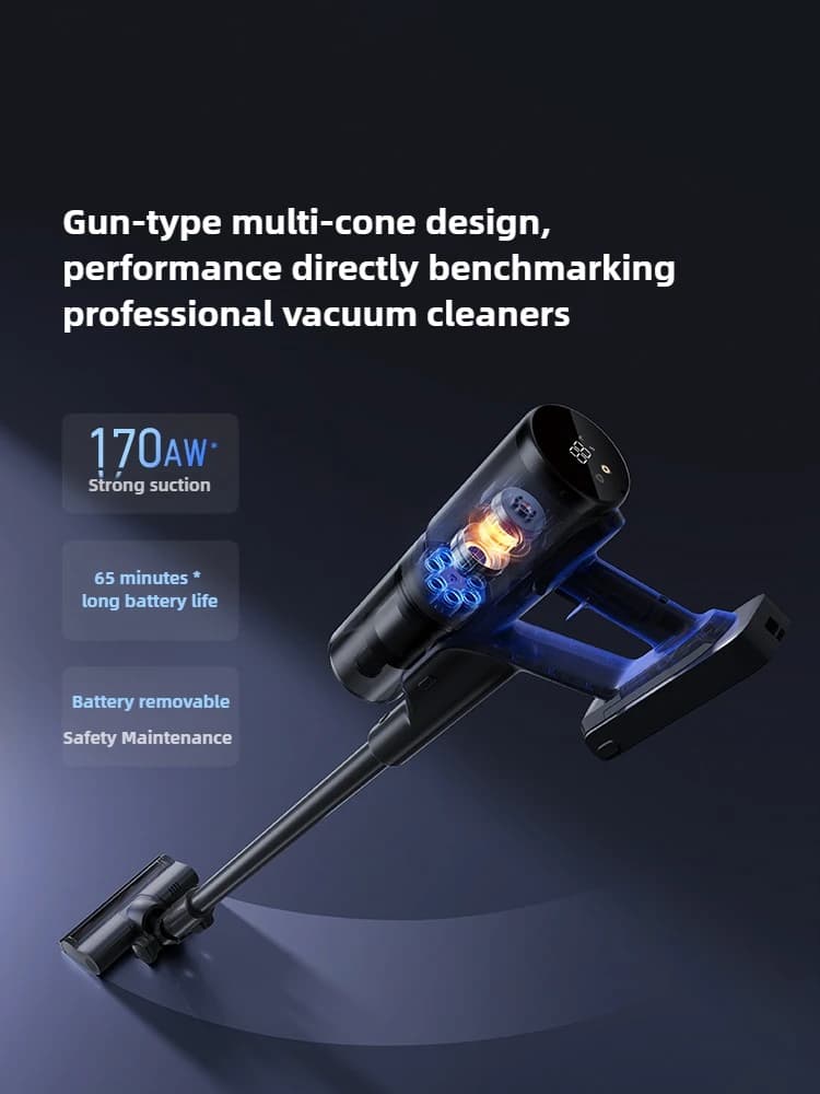 Dreame 5-in-1 Mechanical Arm Floor Scrubber T50Mix Vacuum, Mite Removal, No Water Stains, No Clogging, Household Use - 4