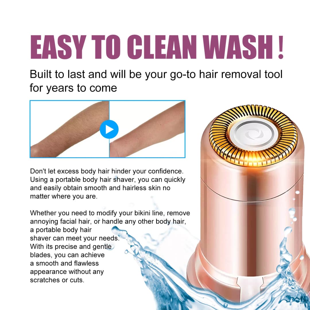 Portable Lipstick Shaped Electric Hair Remover For Women Painless And Effective Facial Hair Removal Home Razor Shaver Tool - 4